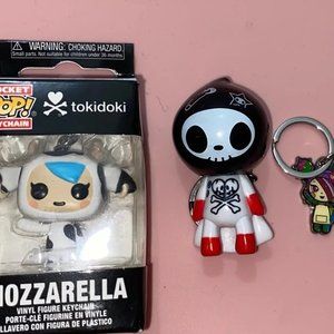 Adios / sandy/ mozzarella tokidoki keychains